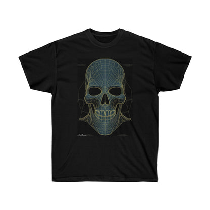 Fractal Terminator Skull Unisex Tee