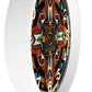 Native American pattern Wall Clock #5 w/ numbers