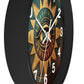 All Seeing Eye Masonic Wall Clock w/ numbers