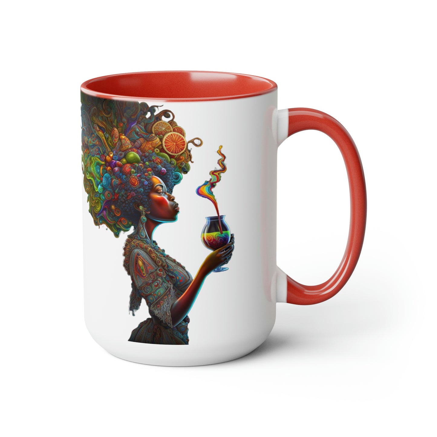 Morning Ritual Goddess Coffee Mug, 15oz