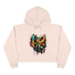 Live, Love, Lotus Crop Hoodie
