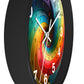 Timeless Impossible Spiral Wall Clock #1 w/ numbers