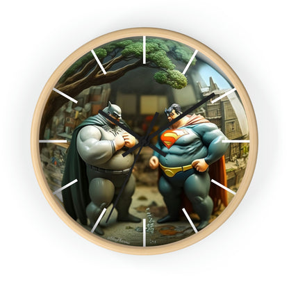 Other Worlds Wall Clock #5 w/ lines
