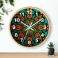 Mandala Wall Clock w/ numbers
