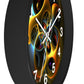 Geometric Wall Clock #5 w/ numbers