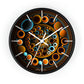 Geometric Wall Clock #9 w/ lines