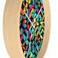 Geometric Wall Clock #2 w/ lines