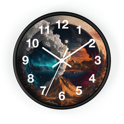 Duality Wall Clock #3 w/ numbers