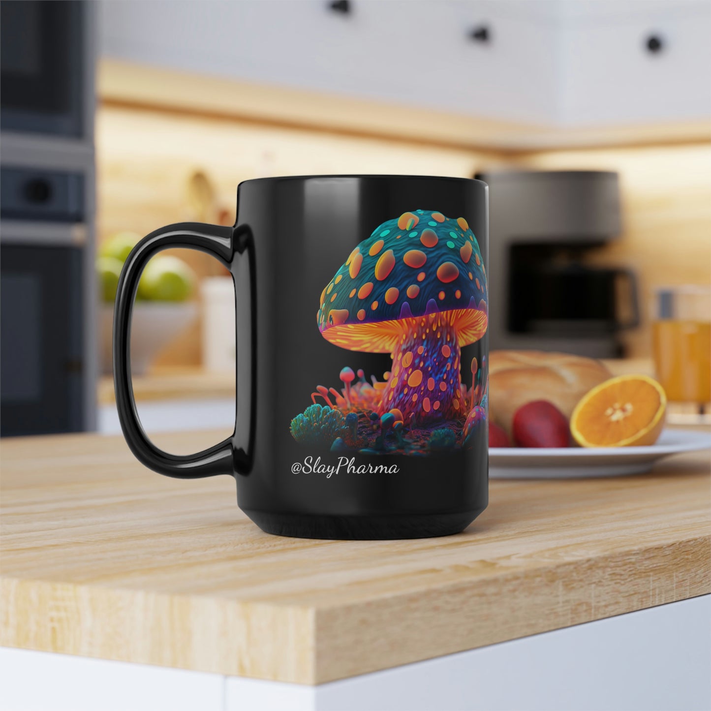 Magic Mushroom Mug #3, 15oz