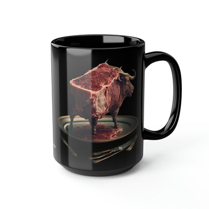 "Extra Rare" Black Mug, 15oz