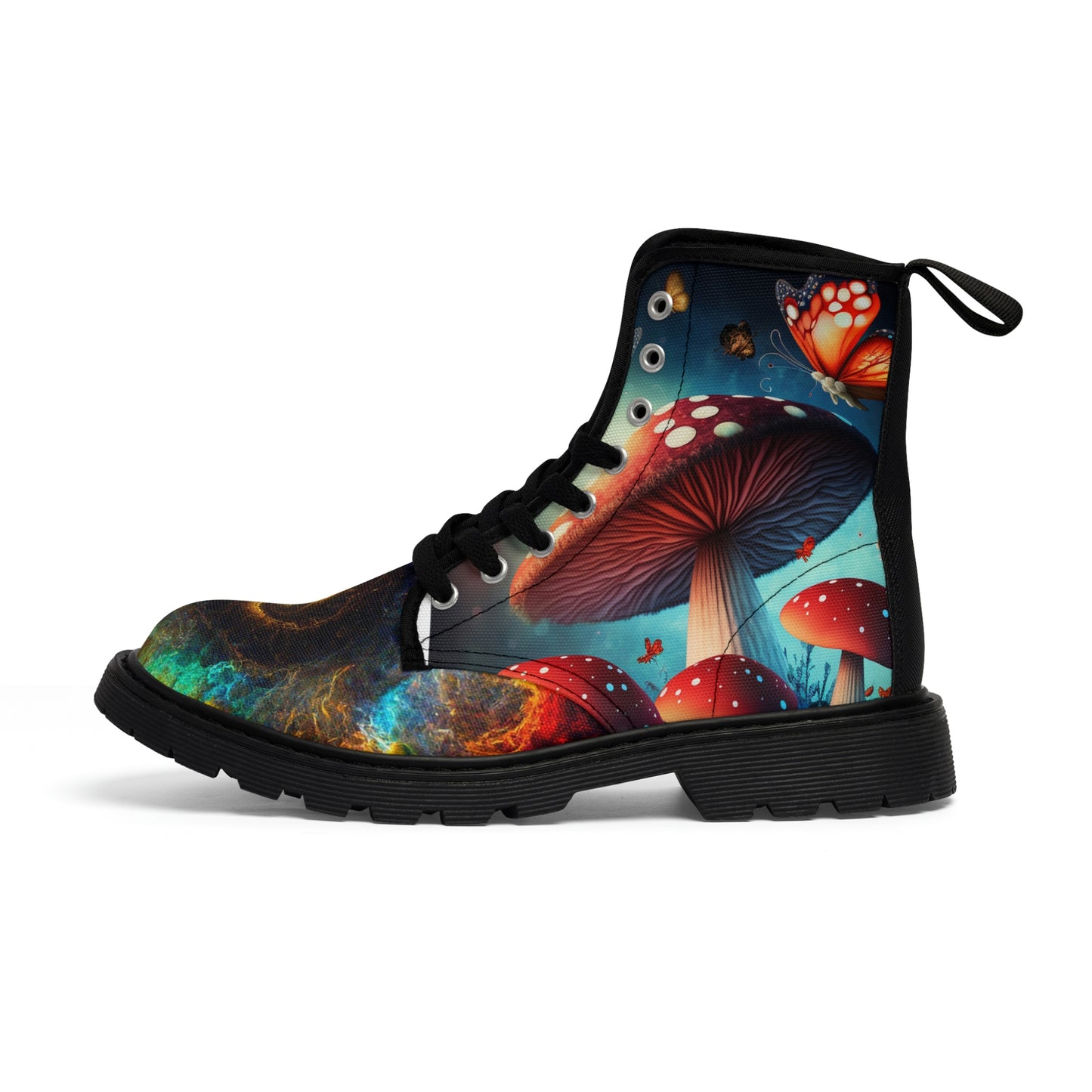 Men's Psychedelic Mushroom inspired boots