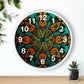 Mandala Wall Clock w/ numbers
