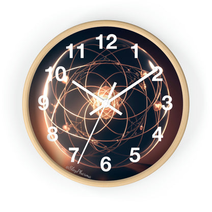 Atomic Wall Clock #1 lines