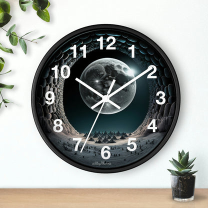 Lunar dreams Wall Clock w/ numbers