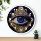 All Seeing Eye Wall Clock #4 w/ numbers