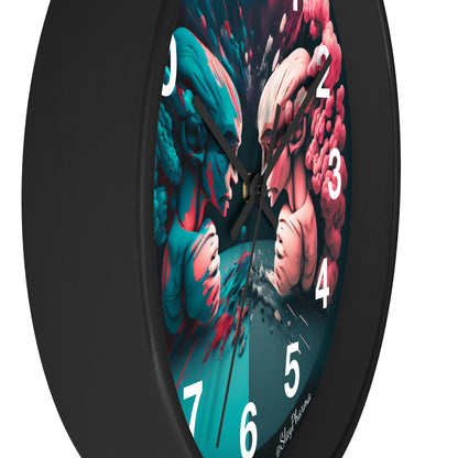 Duality Wall Clock #2 w/ numbers