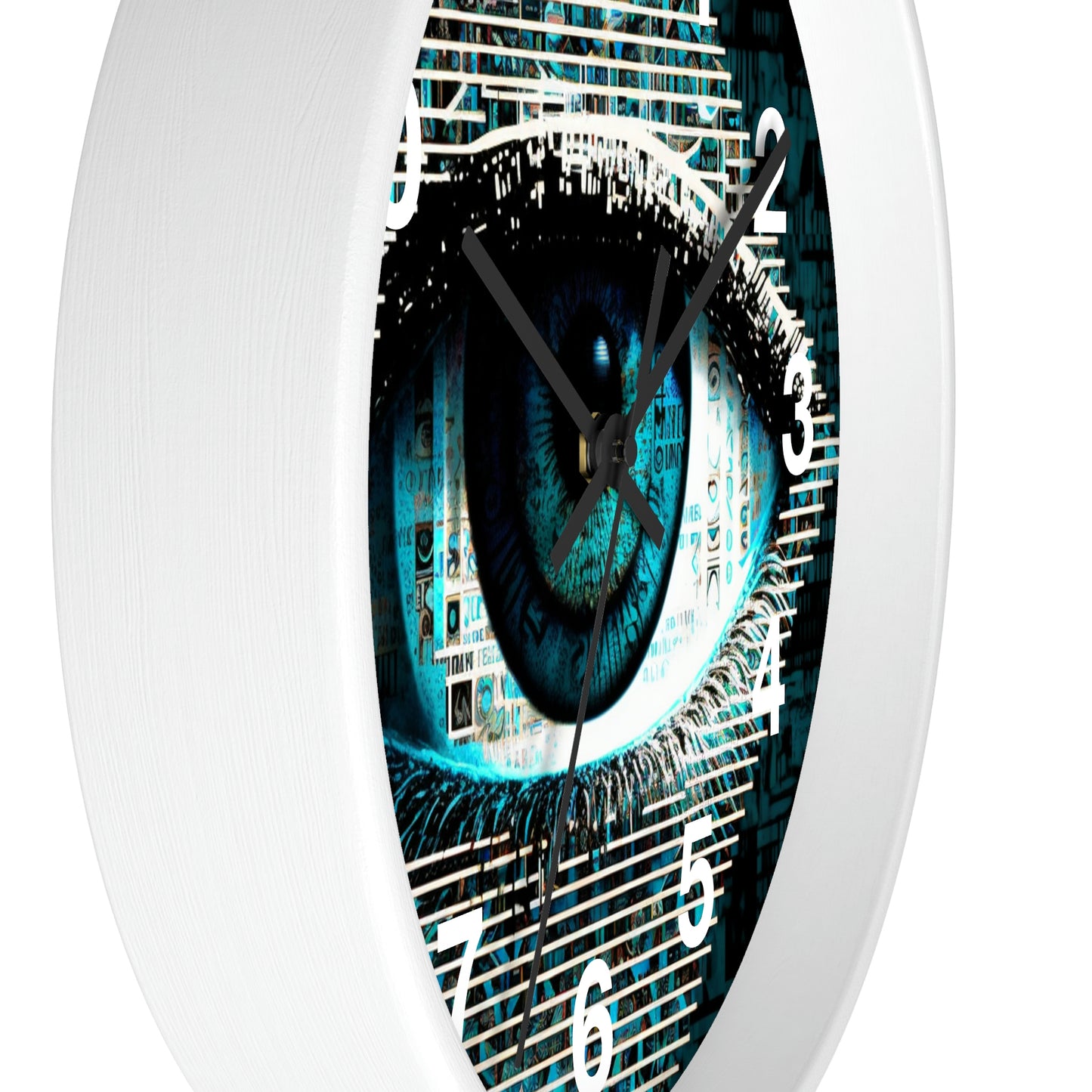 All Seeing Eye Wall Clock #2 w/ numbers