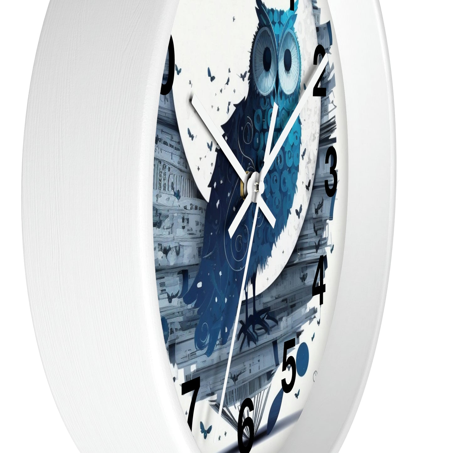 Copy of Wise Owl Wall Clock w/ numbers