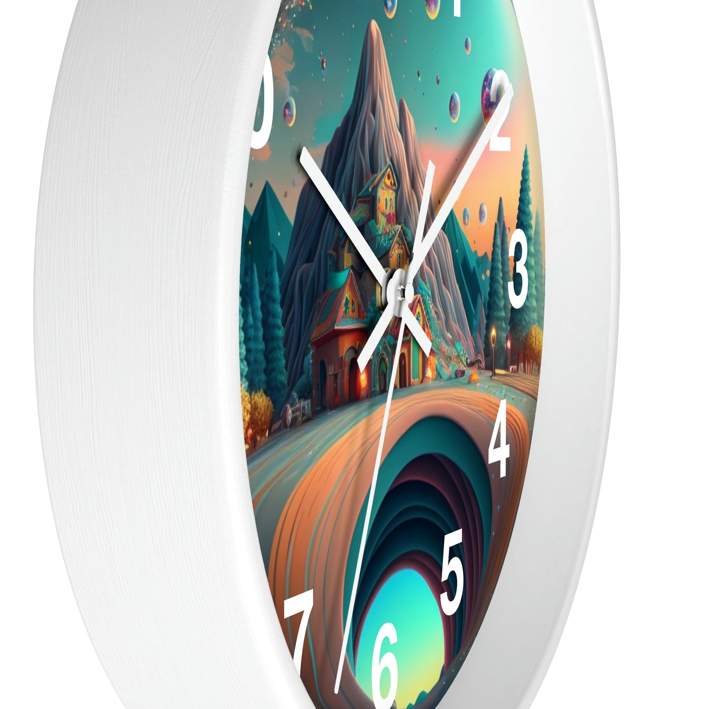 Other Worlds Wall Clock #3 w/ numbers