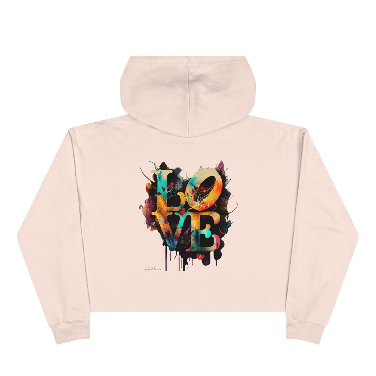 Live Like a Lotus Life Crop Hoodie