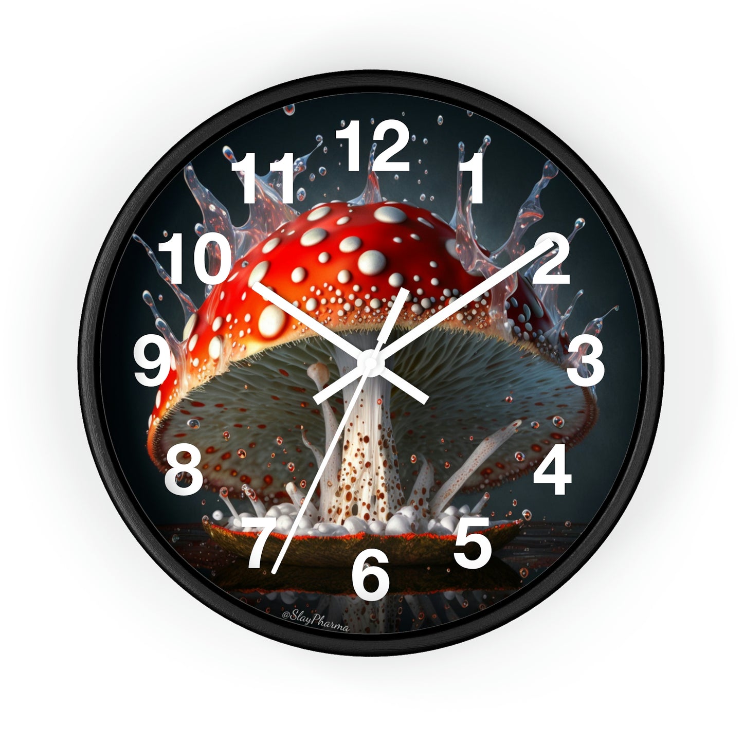 Amanita Dreams Wall Clock #3 w/ numbers