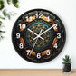 Geometric Congruence Masonic Wall Clock w/ numbers