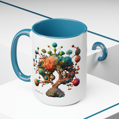 Tree of Infinite Possibility Mushroom Coffee Mug, 15oz