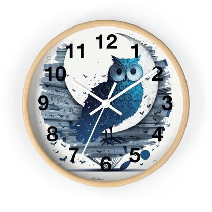 Copy of Wise Owl Wall Clock w/ numbers