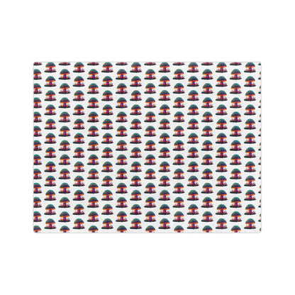 Mushroom Velveteen Minky Blanket