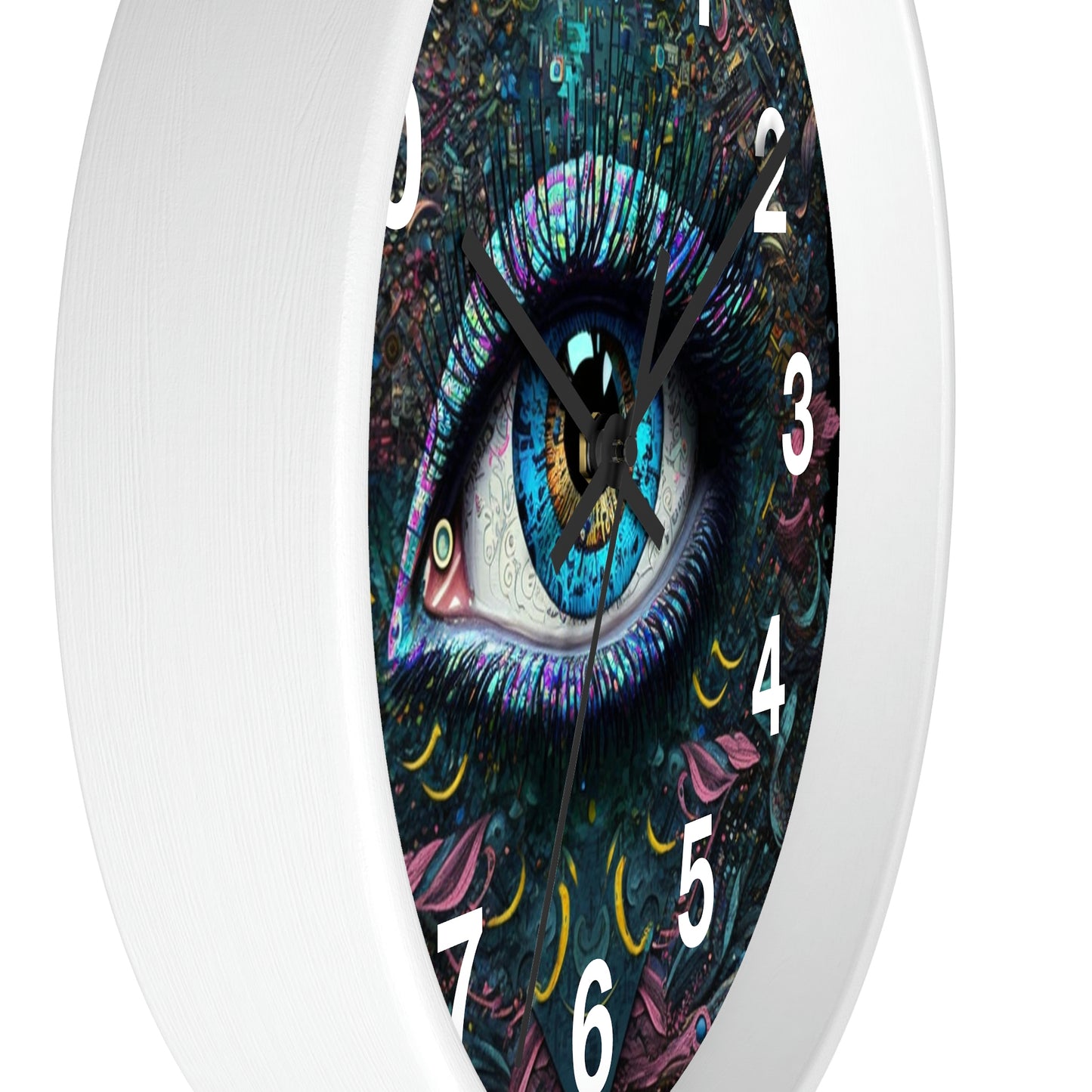 All Seeing Eye Wall Clock #1w/ numbers