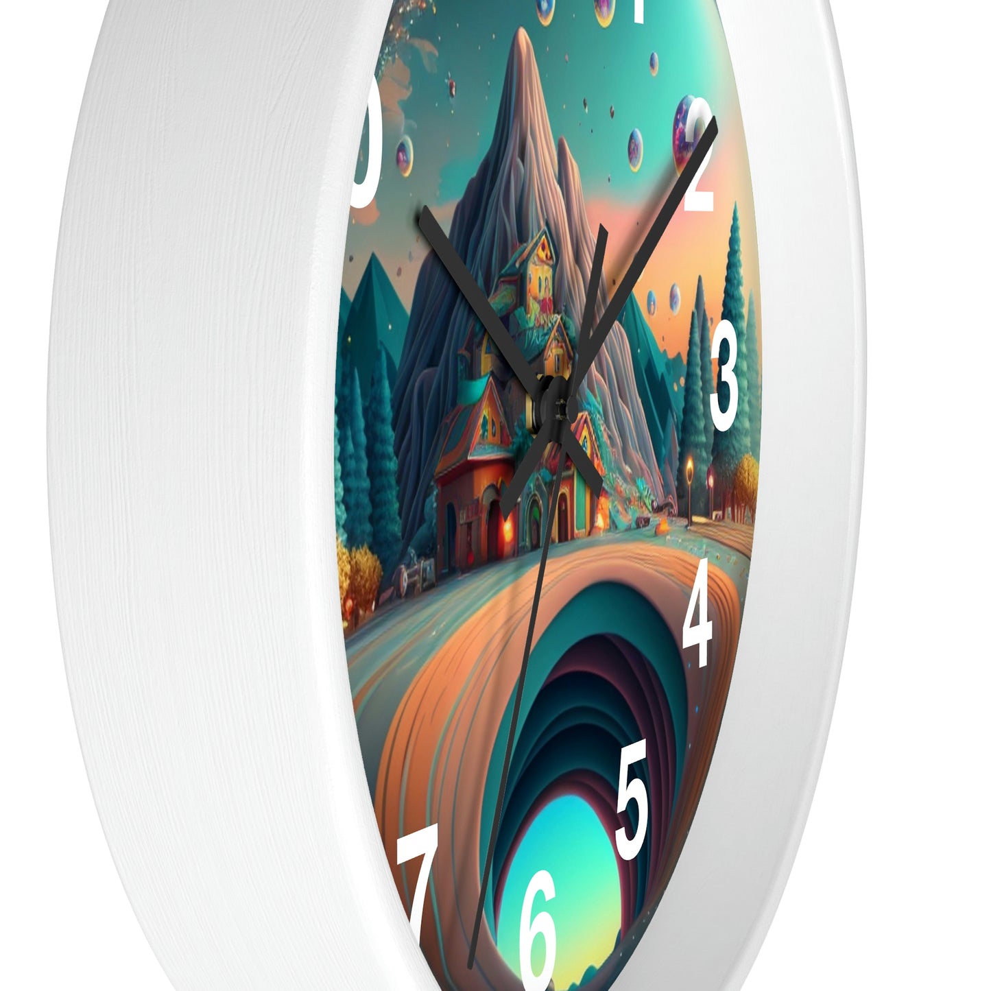 Other Worlds Wall Clock #3 w/ numbers