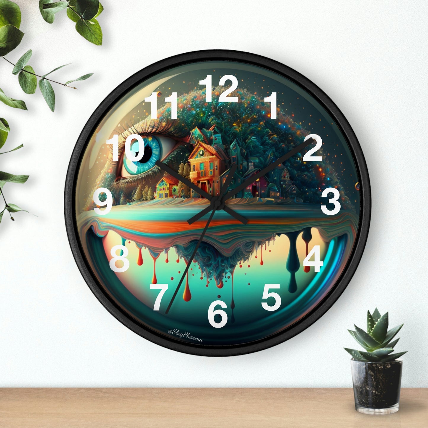 Other Worlds Wall Clock #2 w/ numbers