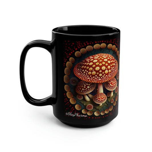 Mushroom Magic Mug #3, 15oz