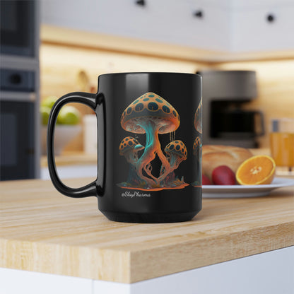 Magic Mushroom Mug #9, 15oz