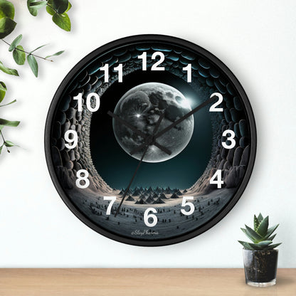 Lunar dreams Wall Clock w/ numbers