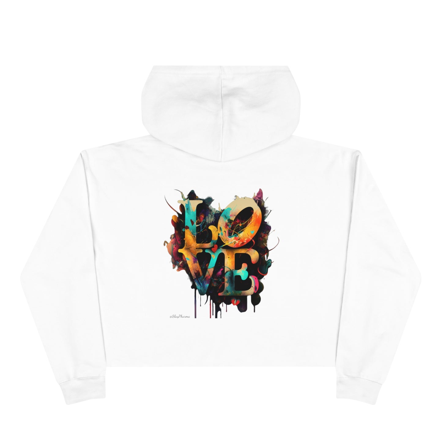 Live Like a Lotus Life Crop Hoodie