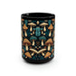 Mushroom Pattern Mug #5, 15oz