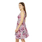 Floral Pattern Women's Skater Dress #15