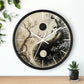Duality Wall Clock #1 w/ lines