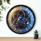 Atomic Wall Clock #3 lines