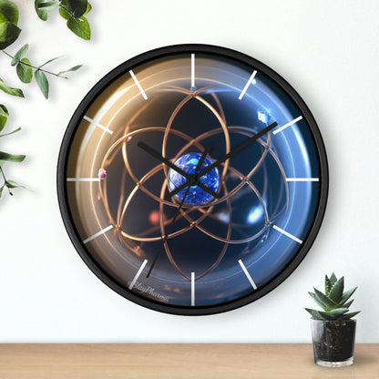 Atomic Wall Clock #3 lines