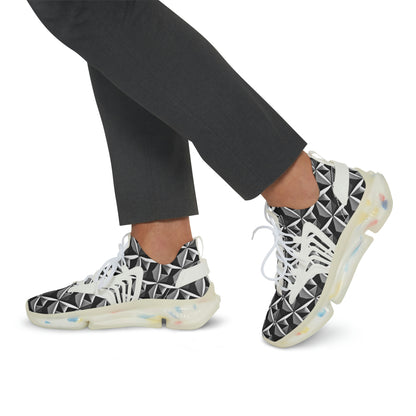 Diamond plate Sneakers Mens Mesh Shoes