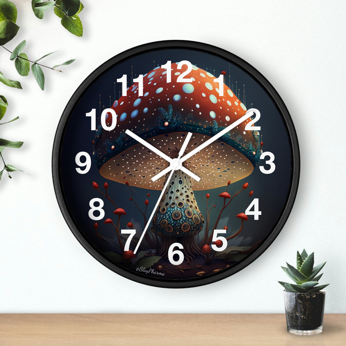 Amanita Dreams Wall Clock w/ numbers