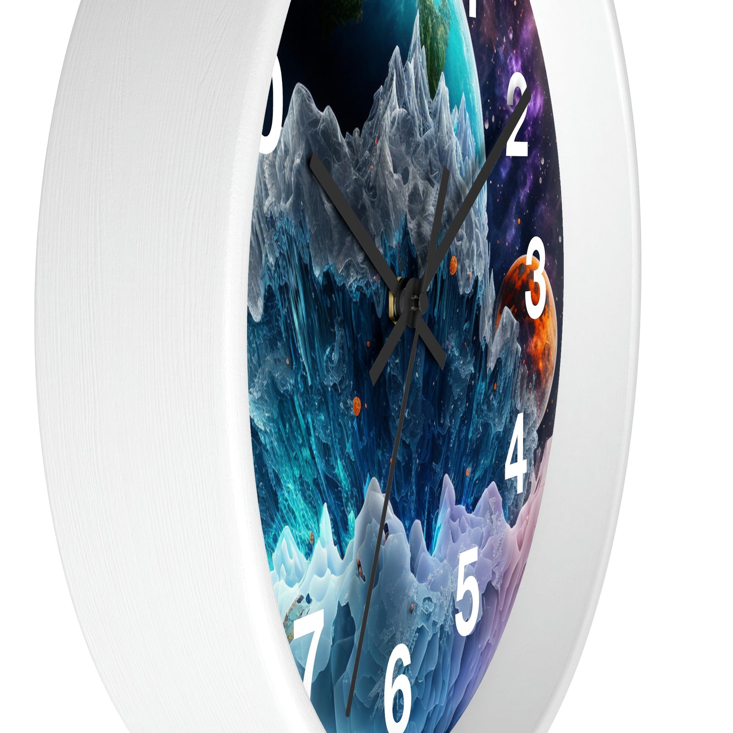 Other Worlds Wall Clock #1 w/ numbers