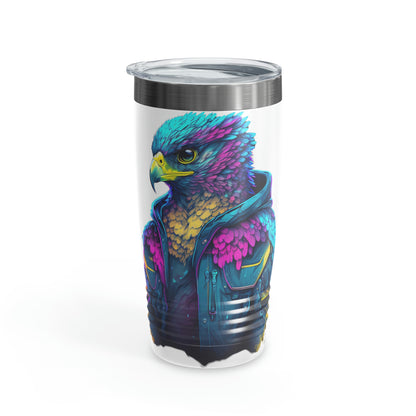 "Falcon Actual" Blue Falcon Ringneck Tumbler, 20oz