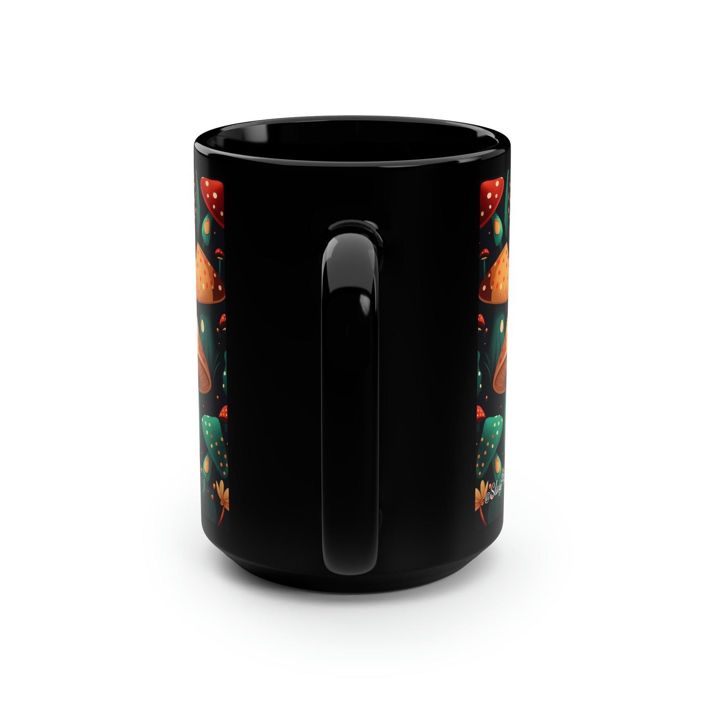 Mushroom Pattern Mug #4, 15oz