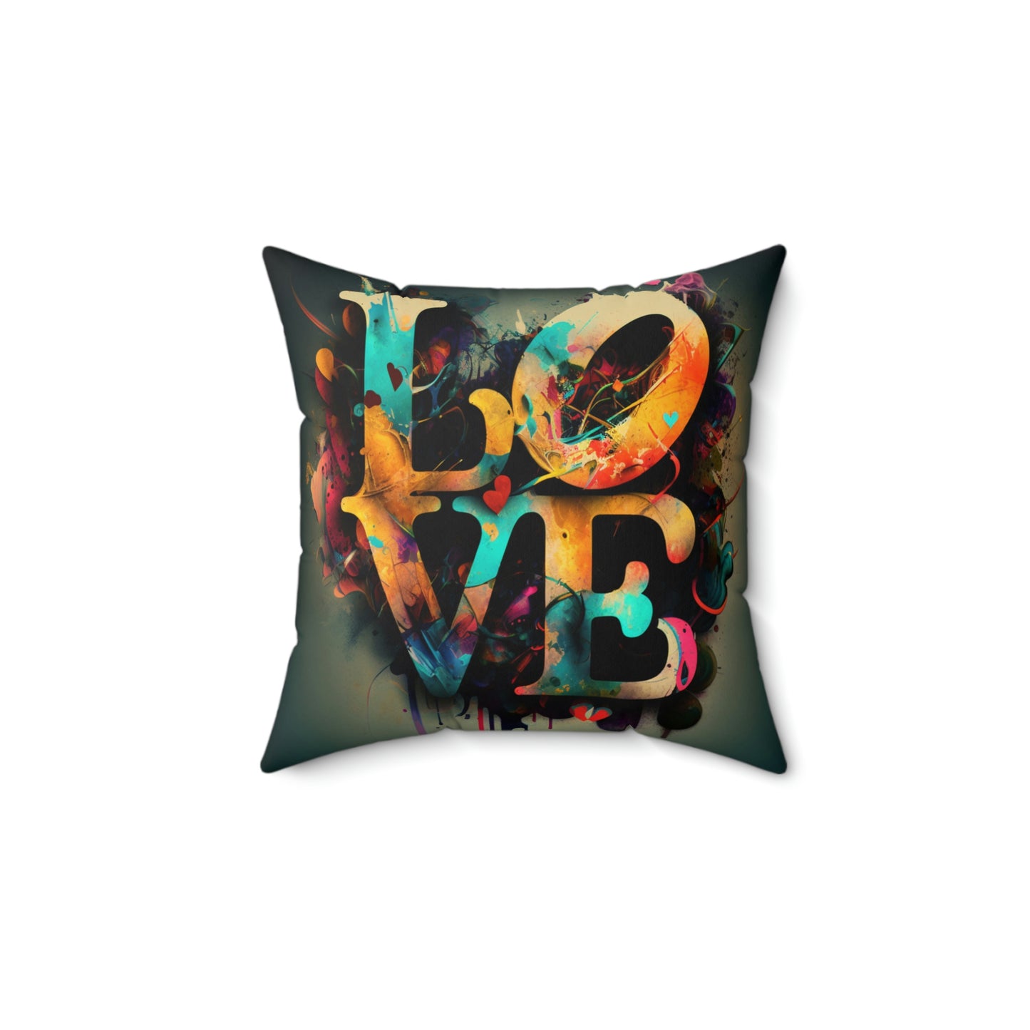 Lovers in the rain pillow