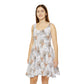 Floral Pattern Women's Skater Dress #3
