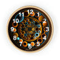 Geometric Wall Clock #9 w/ numbers