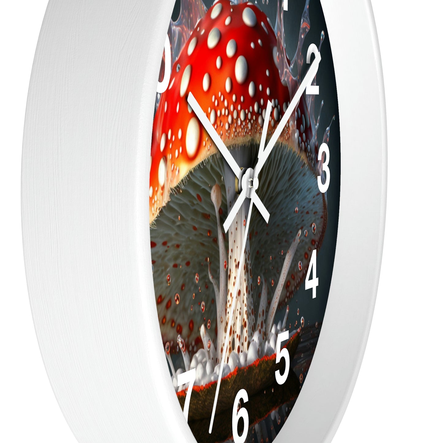 Amanita Dreams Wall Clock #3 w/ numbers